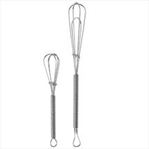 Chef Aid Stainless Steel Mini Whisk Set of 2