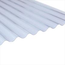 Vistalux Lightweight Clear Corrugated PVC 3" x 30 x 6ft (1830mm)