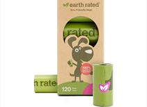 Earth Rated, Dog Waste Bags, Lavender Scented, 120 Bags, 8 Refill Rolls