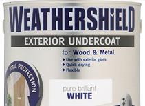 Dulux Weathershield Exterior Quick Drying Undercoat Pure Brilliant White 2.5 Ltr