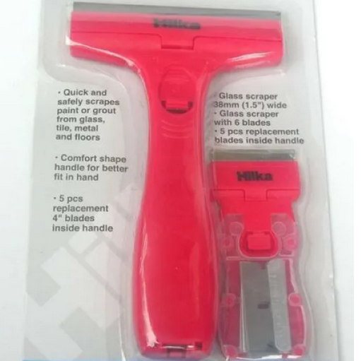 Hilka 2 pce Glass & Tile Scraper