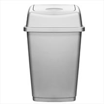 Supreme Swing Bin 50ltr Platinum