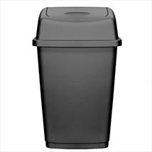 Supreme Swing Bin 50ltr Volcanic Ash