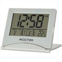Acctim Mini Flip II Travel LCD Alarm Clock