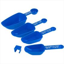 Chef Aid Set 4 Scoops With Measuring Spoons