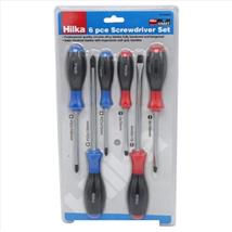 Hilka 6 pce Soft Grip Screwdriver Set