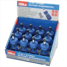 Hilka 12 in 1 Stubby Ratchet Screwdriver