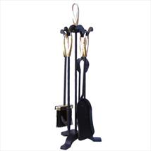 Manor Orion Loop Companion Set Black/brass 2125