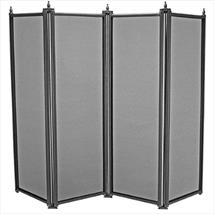 Manor Regency 4 fold Screen Black 2092