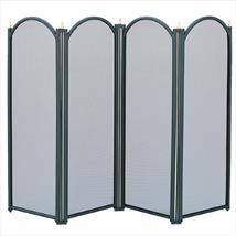 Manor Dynasty 4 Fold Screen Black