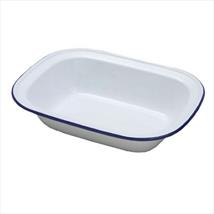 Falcon Pie Dish Oblong White 18cm