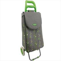 2 Wheel Shopping Trolley Natural Leaf