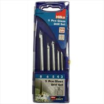 Hilka 5 pce Glass Drill Set