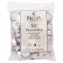 Price's White Tealights Pk of 50