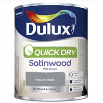 Dulux Quick Dry Satinwood Natural Slate 750ml