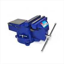 Hilka 4" Bench Vice with Swivel Base and Anvil