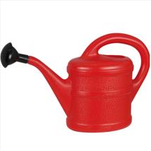 Green & Home Small Watering Can 1ltr Red