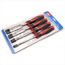 Hilka 4 pce Wood Chisel Set Soft Grip