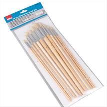 Hilka 12 pce Paint Brush Set Round