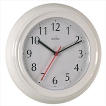 Acctim Wycombe Wall Clock White