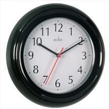 Acctim Wycombe Wall Clock Black