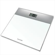 Salter Glass Electronic Bathroom Scales White
