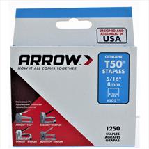 Arrow T50 Staples 8mm Pk of 1250