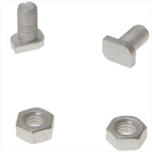 ALM GH003 Cropped Glaze Bolts & Nuts Pack of 20