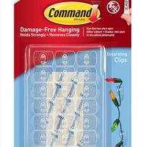 Command Clear Decorating Clips