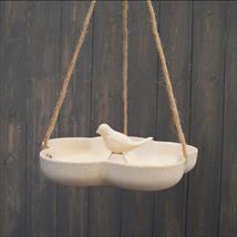 Earthy Sustainable Hanging Bird Bath