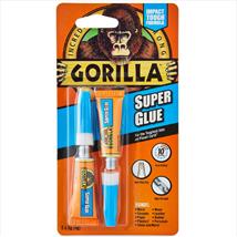 Gorilla Super Glue Tube 2 x 3g