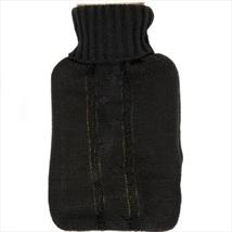 Hearth & Home Hot Water Bottle With Knit Cover Grey 1ltr