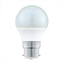 Status 5w (Equiv 40w) LED Golf Ball Bulb BC Warm White Pk of 4