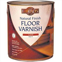Liberon Natural Finish Floor Varnish Clear Matt