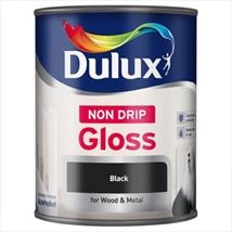 Dulux Non Drip Gloss Black