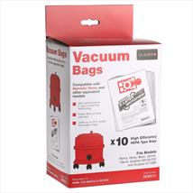 Microfibre Bag To fit Henry, Hetty Pk of 10