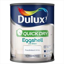 Dulux Quick Dry Eggshell Pure Brilliant White 2.5ltr