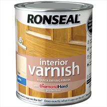 Ronseal Quick Dry Interior Varnish Clear Satin 250ml