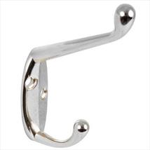 Securit Hat & Coat Hook CP 105mm