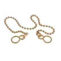 Securit Bath Chain Ball Brass 450mm