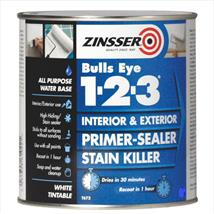 Zinsser Bulls Eye 1-2-3 Primer & Sealer Paint 500ml