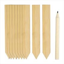 Ambassador 4"Bamboo Plant Labels & Pencil 10 Piece