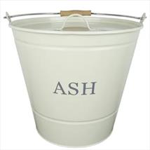 Ash Bucket + Lid Cream