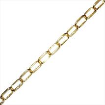 Securit Oval Link Chain Brass Plated 1.8mm x 10m