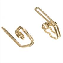 Heavy Duty Brassed Curtain Hooks Pk of 20