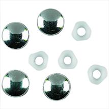 Centurion Chromed Plastic Screw Covers Pk of 4