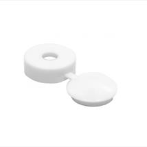 Hinged Screw Covers White x 20