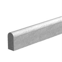 Concrete Edging Round Top Grey 150 x 914 x 50mm