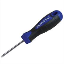 Faithfull Bradawl Soft Grip Handle Chisel Point