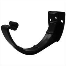 Black 112mm Half Round Gutter Fascia Bracket